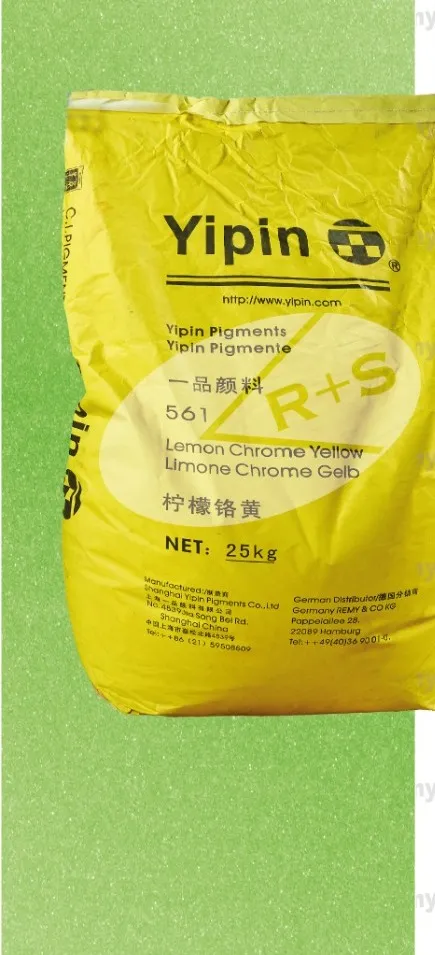 Saco de pigmento Amarillo Cromo Limón 561 (Yipin)