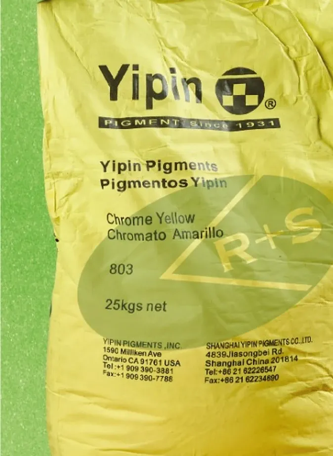 Saco de pigmento Amarillo Cromo Medio 803 (Yipin)