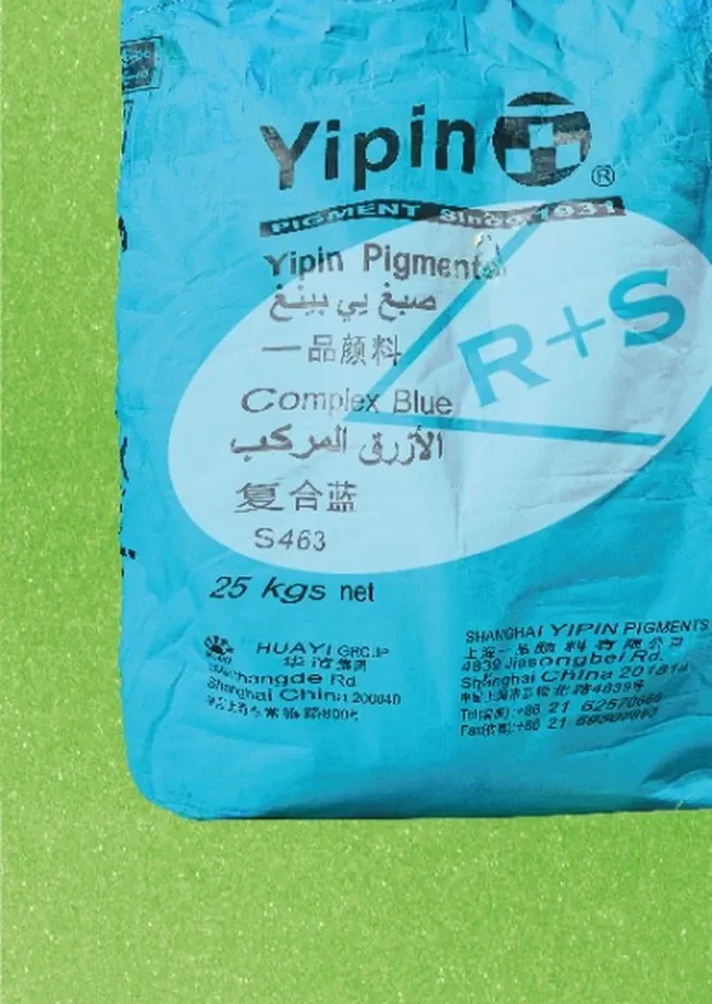 Saco de pigmento Azul Complejo S463 (Yipin)